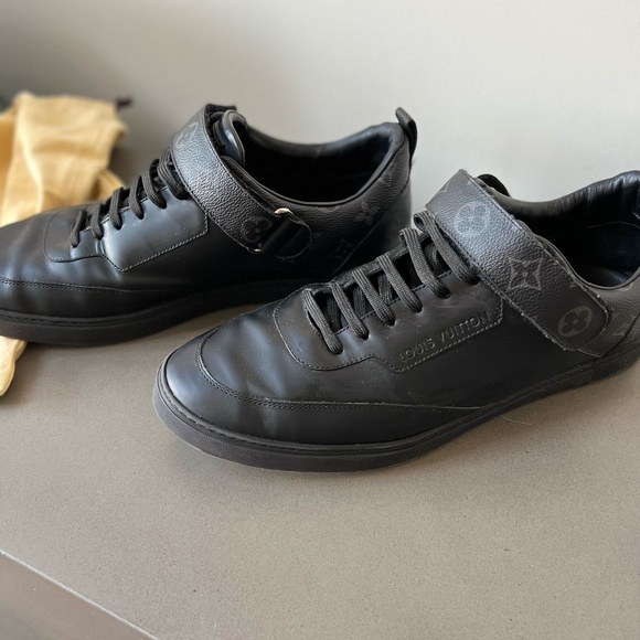 Louis Vuitton monogram eclipse mens sneakers size 13 - Picture 1 of 14